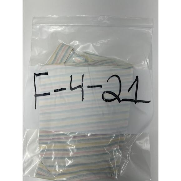 Womens Present Tense Shirt Size 13 White Striped Short Sleeve Button Up - Picture 9 of 9